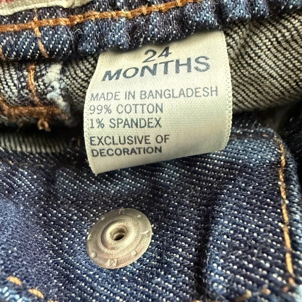 OshKosh B'gosh Girls Sz 24m Bootcut Blue Jeans